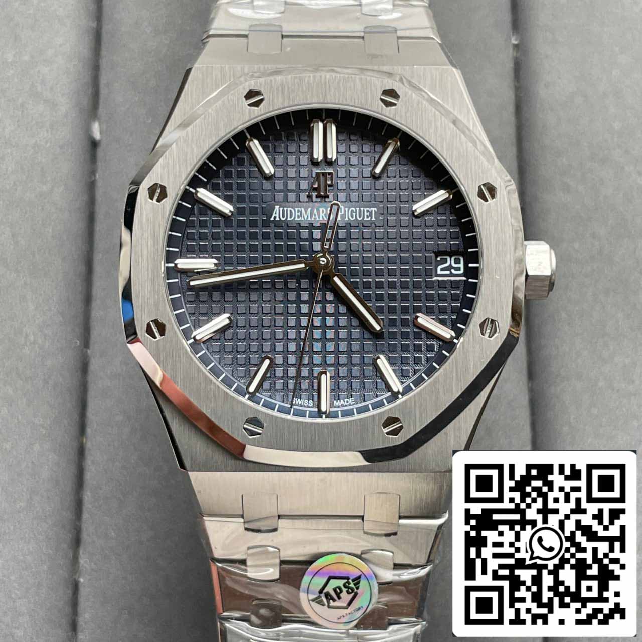 Audemars Piguet Royal Oak 15500ST.OO.1220ST.01 APS Fabbrica V3 quadrante blu