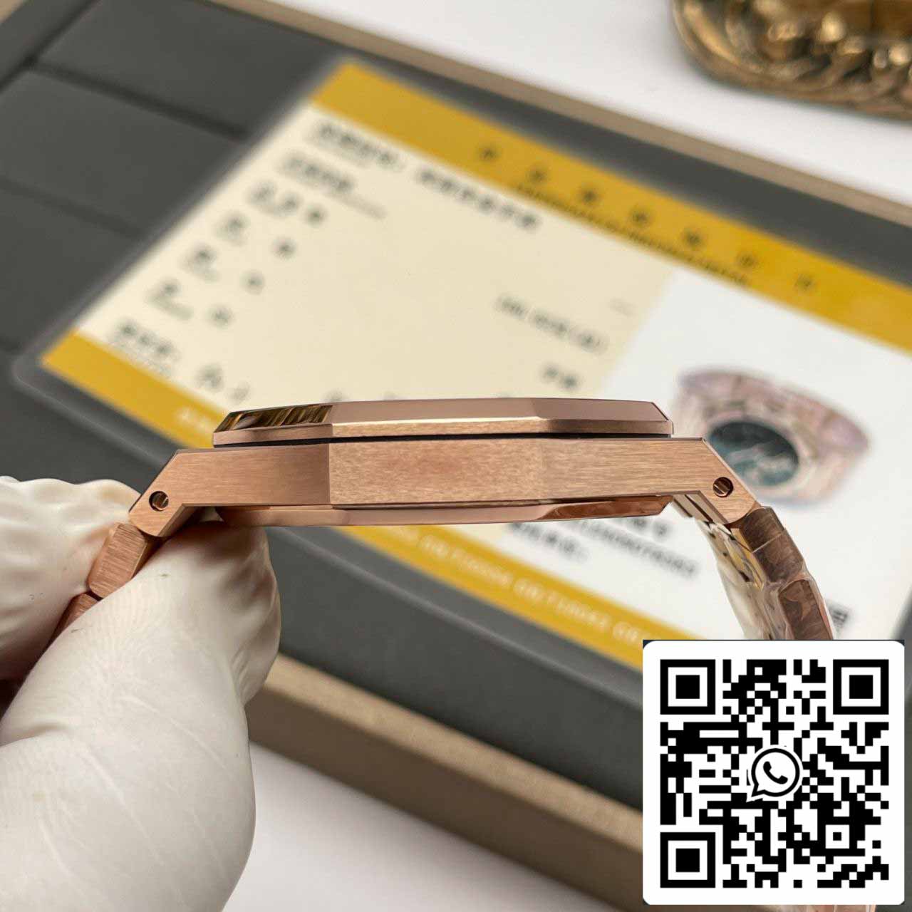 Audemars Piguet Royal Oak 15407OR.OO.1220OR.01 Best 1:1 Edizione 18k Rosegold wrapped