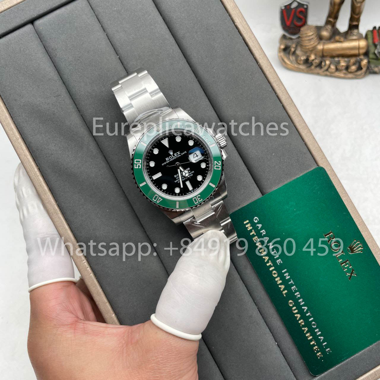 Rolex Submariner M126610LV-0002 Kermit 1:1 Best Clone VS Fabbrica quadrante nero newest 2025