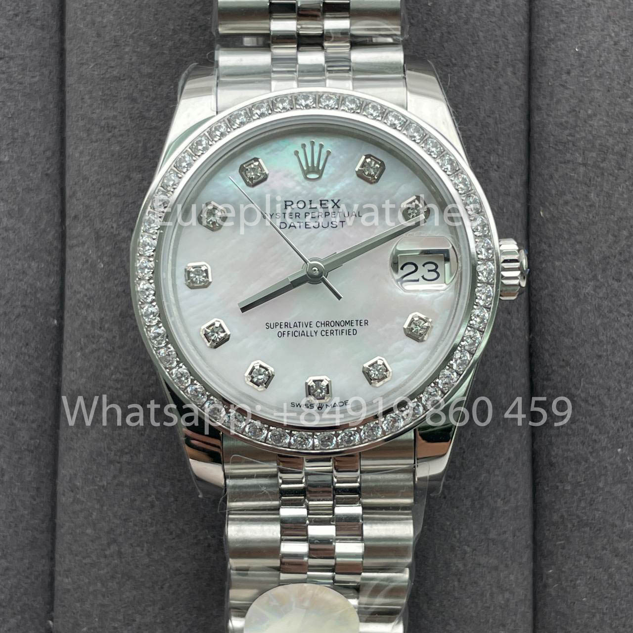 Rolex Datejust M278384RBR-0008 1:1 Best Edition TW Fabbrica Mother-Of-Pearl Dial