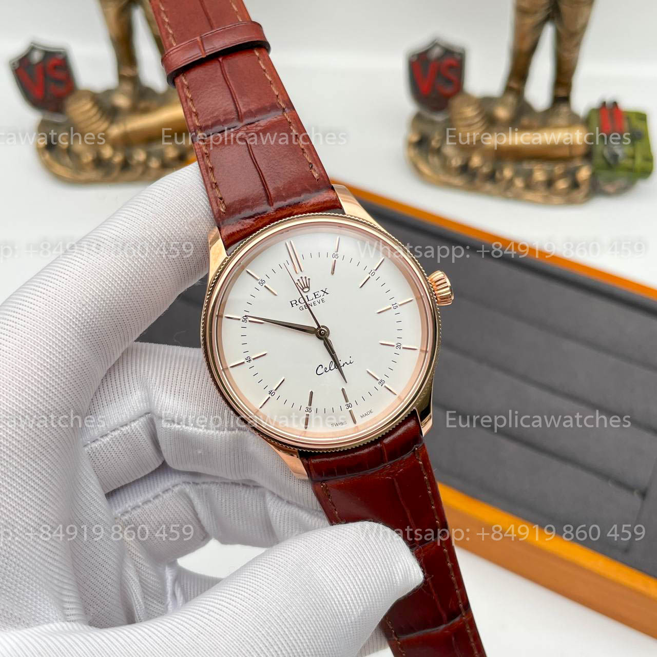 Rolex Cellini 50505 MKS Fabbrica 1:1 Best Edition Swiss ETA3132 White Dial