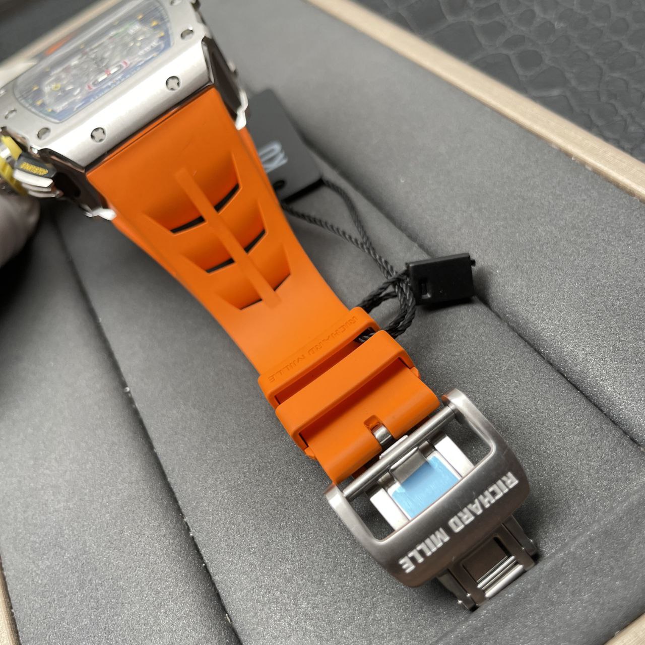 Richard Mille RM11-03 1:1 Best Edition KV Fabbrica Orange cinturino