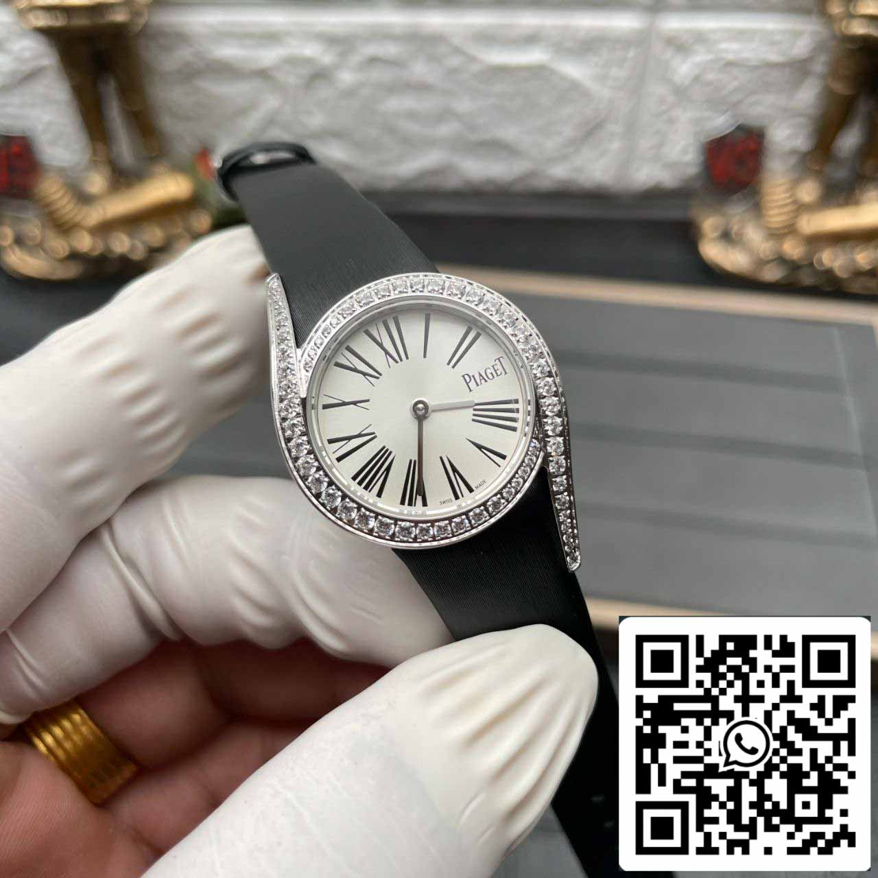 Piaget Limelight Gala G0A42150 1:1 Best Edition ZF Fabbrica White Gold Diamond Swiss Quartz movimento