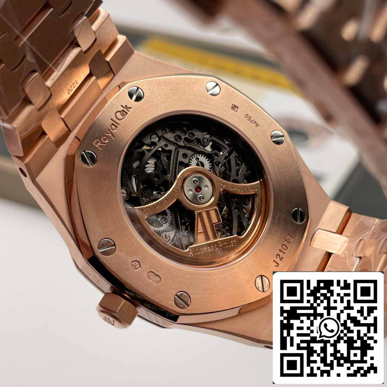 Audemars Piguet Royal Oak 15407OR.OO.1220OR.01 Best 1:1 Edizione 18k Rosegold wrapped