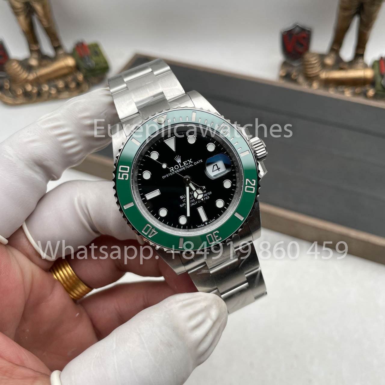 Rolex Submariner M126610LV-0002 Kermit 1:1 Best Clone VS Fabbrica quadrante nero newest 2025