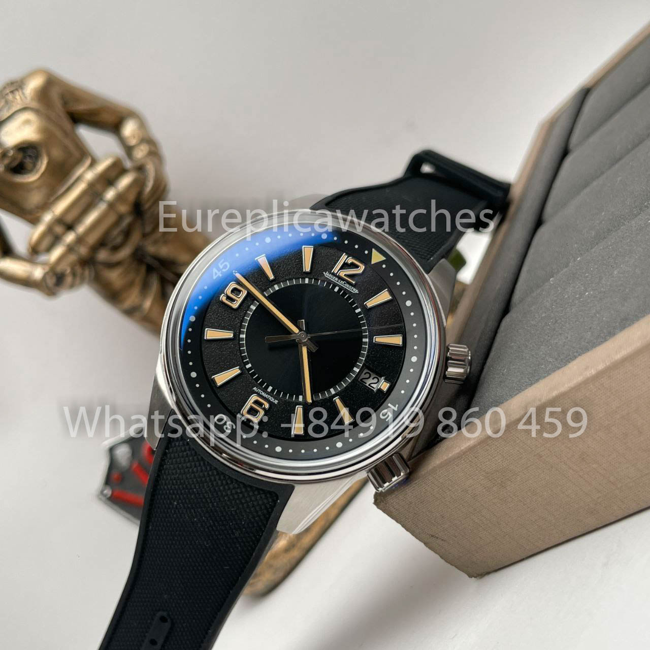 Jaeger Lecoultre Polaris Memovox 1:1 Best Clone BLS Fabbrica Black Dial
