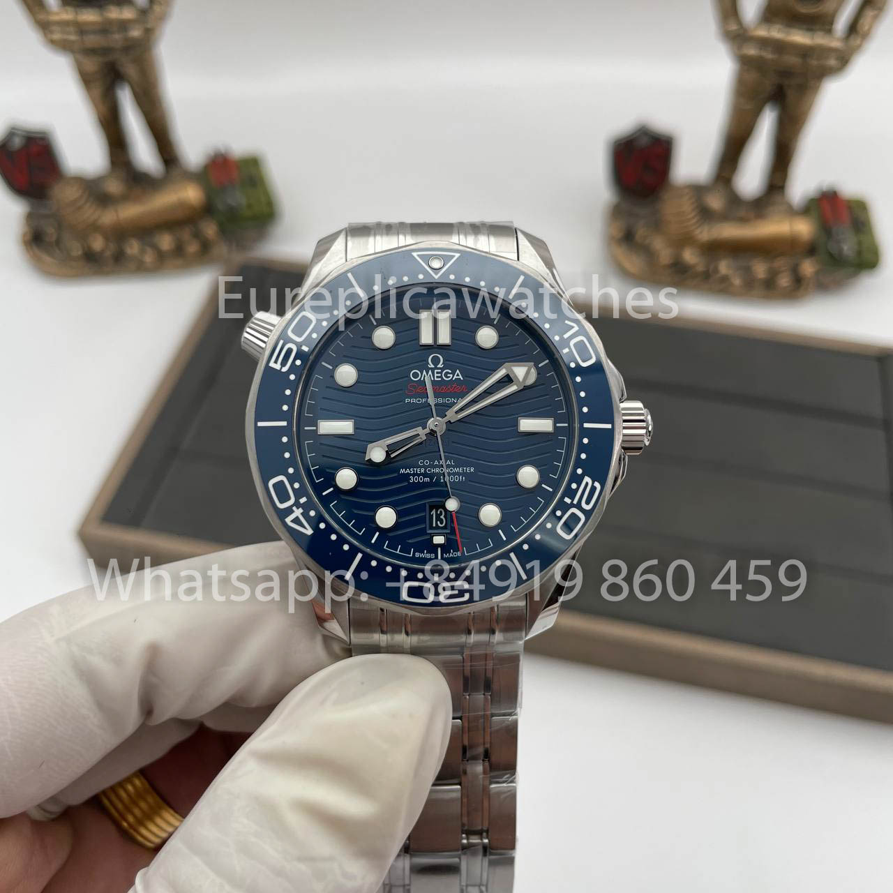 Omega Seamaster Diver 300M 210.30.42.20.03.001 1:1 edizione migliore VS Fabbrica quadrante blu