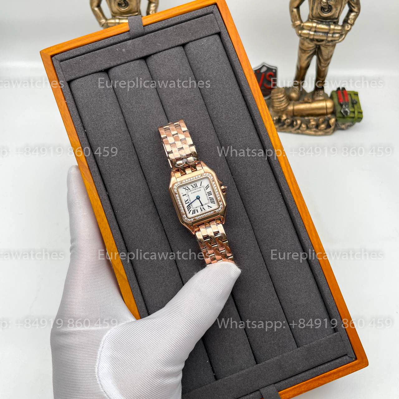 Panthere De Cartier WJPN0009 27MM 1:1 edizione migliore BV Fabbrica Rosa Oro