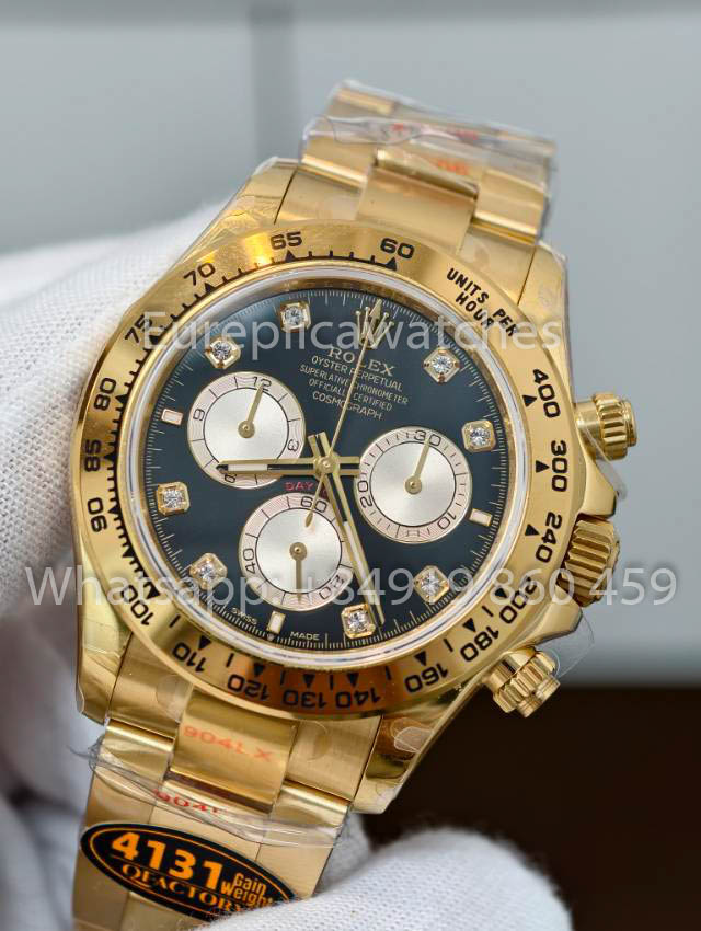 Rolex Cosmograph Daytona M126508 Ouro Amarelo 1:1 Melhor Clone QF Fabbrica 4131 movimento