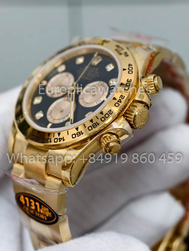 Rolex Cosmograph Daytona M126508 Ouro Amarelo 1:1 Melhor Clone QF Fabbrica 4131 movimento