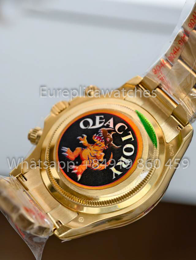 Rolex Cosmograph Daytona M126508 Ouro Amarelo 1:1 Melhor Clone QF Fabbrica 4131 movimento