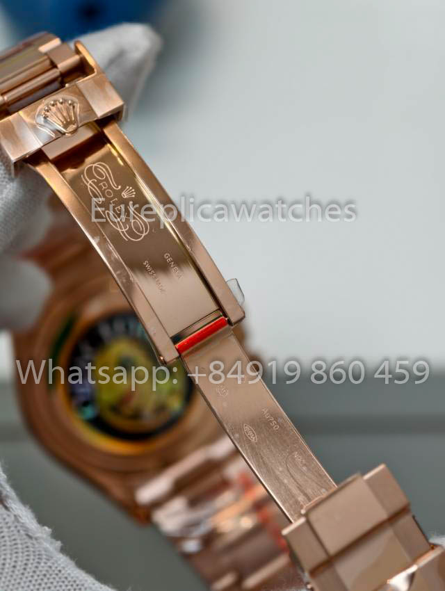Rolex Cosmograph Daytona M126505-003 1:1 Best Clone QF Fabbrica 4131 movimento Rose Gold