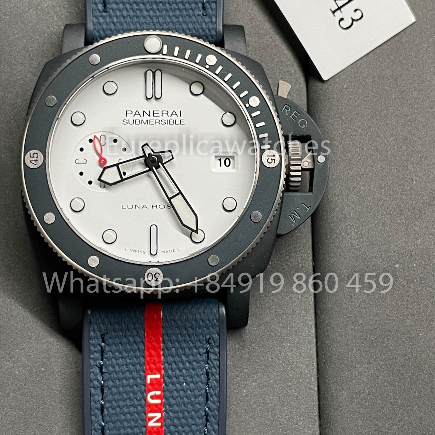 Panerai Submersible PAM 1543 QuarantaQuattro Luna Rossa 1:1 Best Clone VS Fabbrica