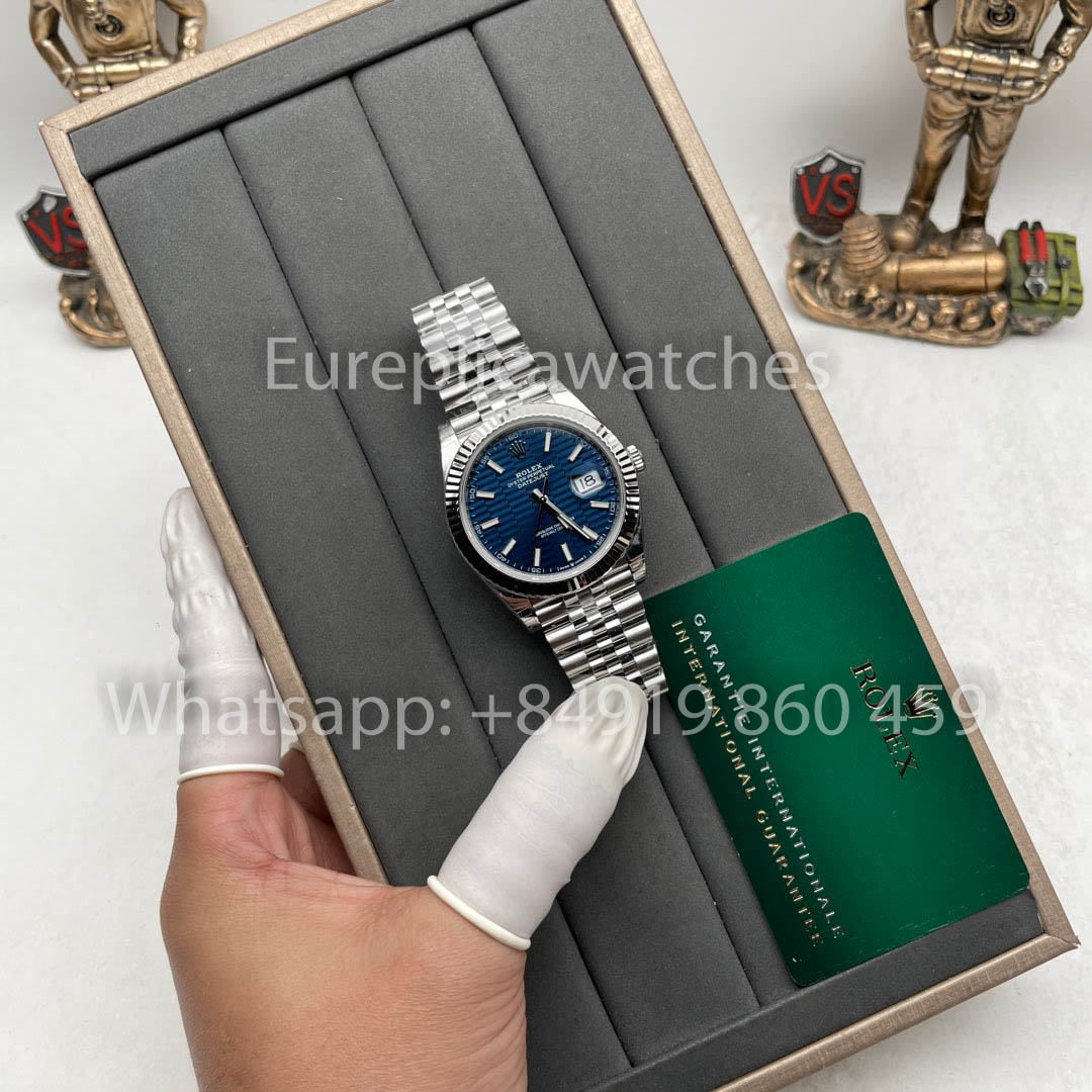 Rolex Datejust M126334-0031 41MM 1:1 edición mayor VS Fabbrica quadrante blu