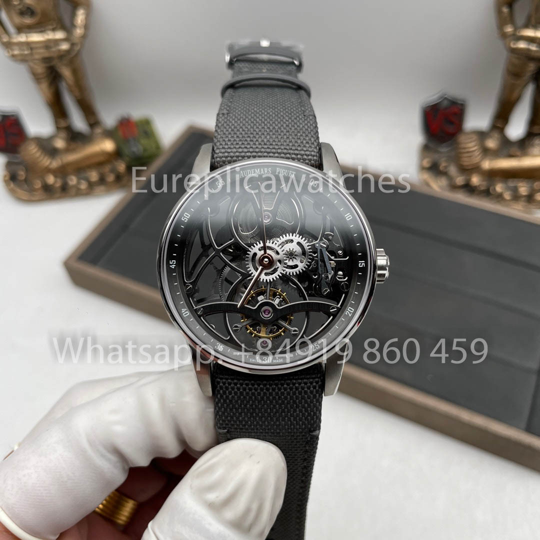 Audemars Piguet Code 11.59 Tourbillon Esqueletizado 26600CR.OO.D009KB.01 Mejor Clon Super Clon