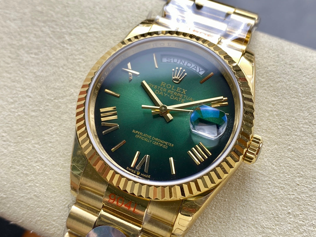 Rolex Day Date 128238-0118 Yellow Oro 1:1 Best Clone 8+ Fabbrica Counterweight Versione