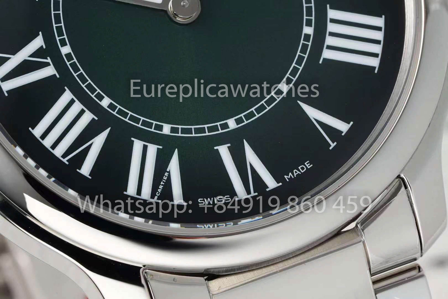 Cartier Ronde Must De Cartier 36mm 1:1 Best Clone AF Fabbrica quadrante verde