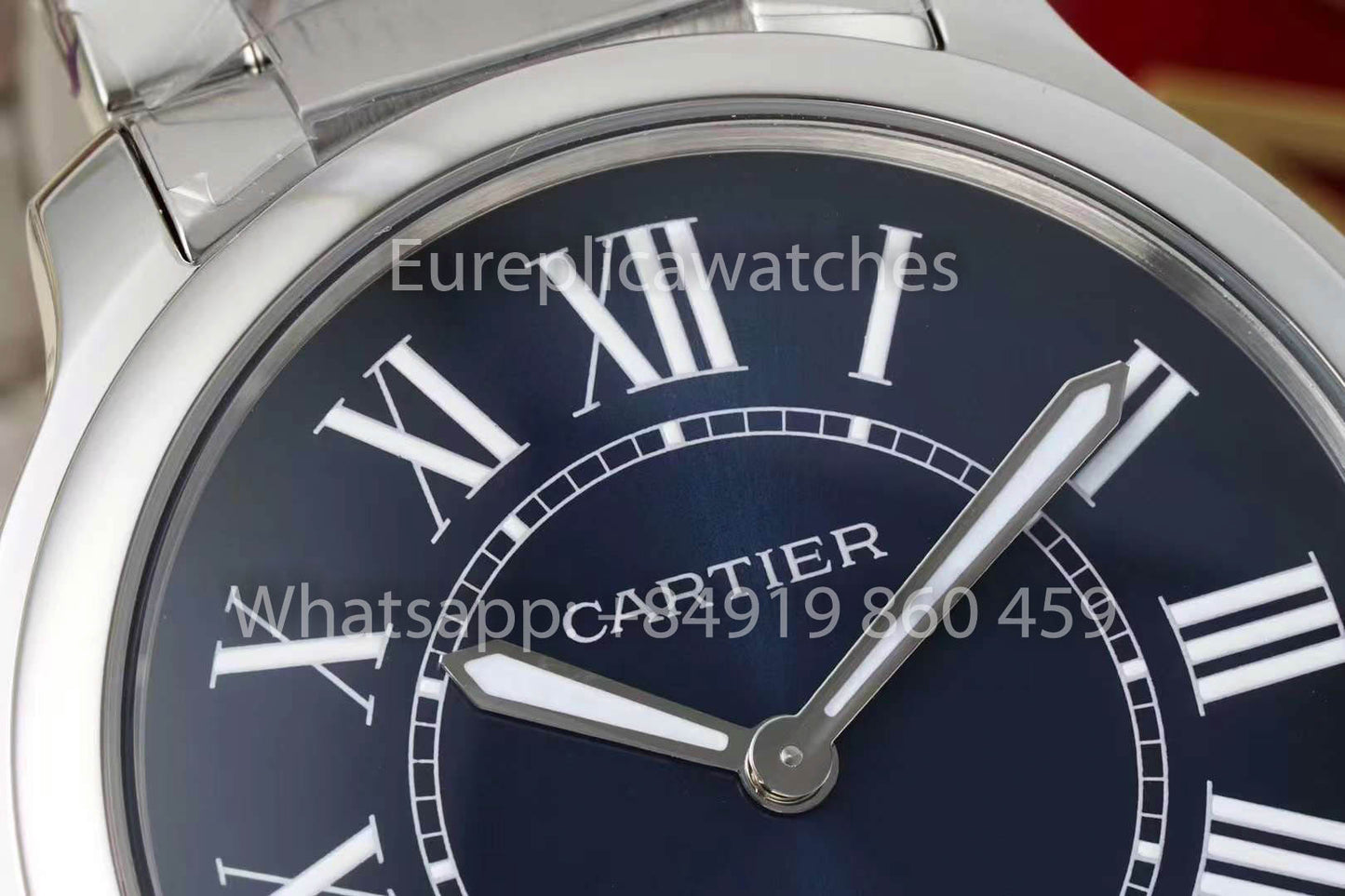 Cartier Ronde Must De Cartier 36mm 1:1 Best Clone AF Fabbrica quadrante blu