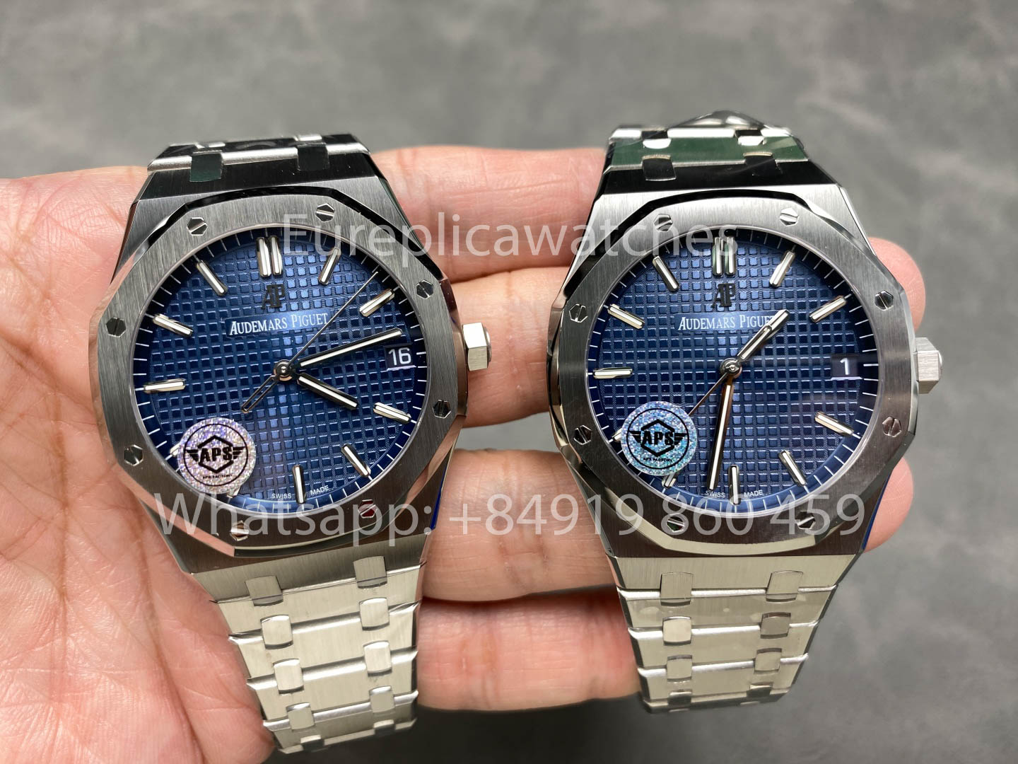 Audemars Piguet Royal Oak 15500ST.OO.1220ST.01 APS Fabbrica V3 quadrante blu and Bianco