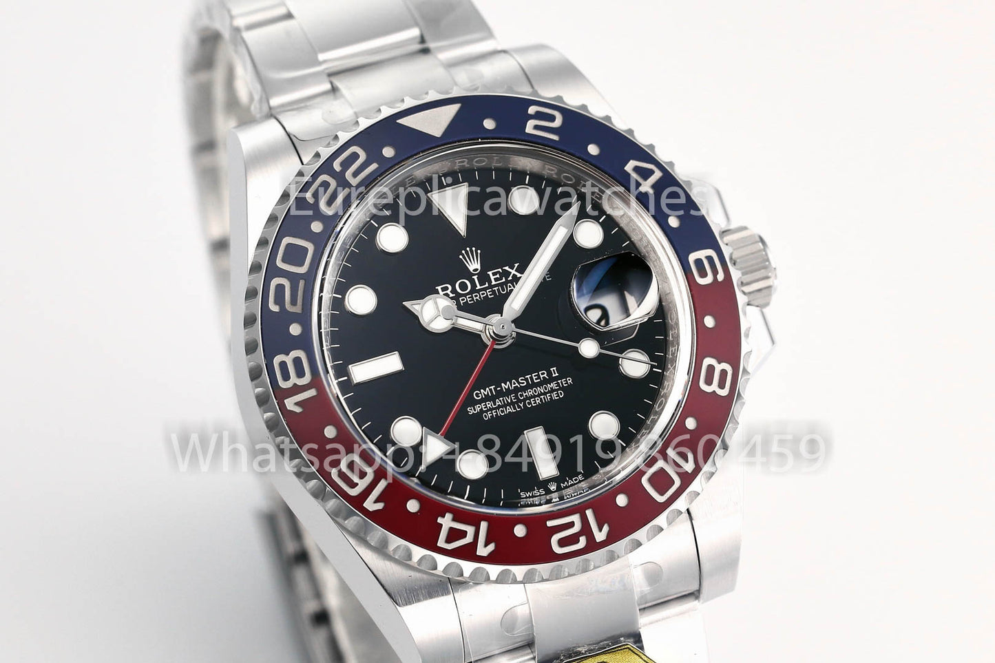 Rolex GMT Master II M126719blro-0003 1:1 Mejor Clon Oro Fabbrica quadrante nero V3 Ultimate