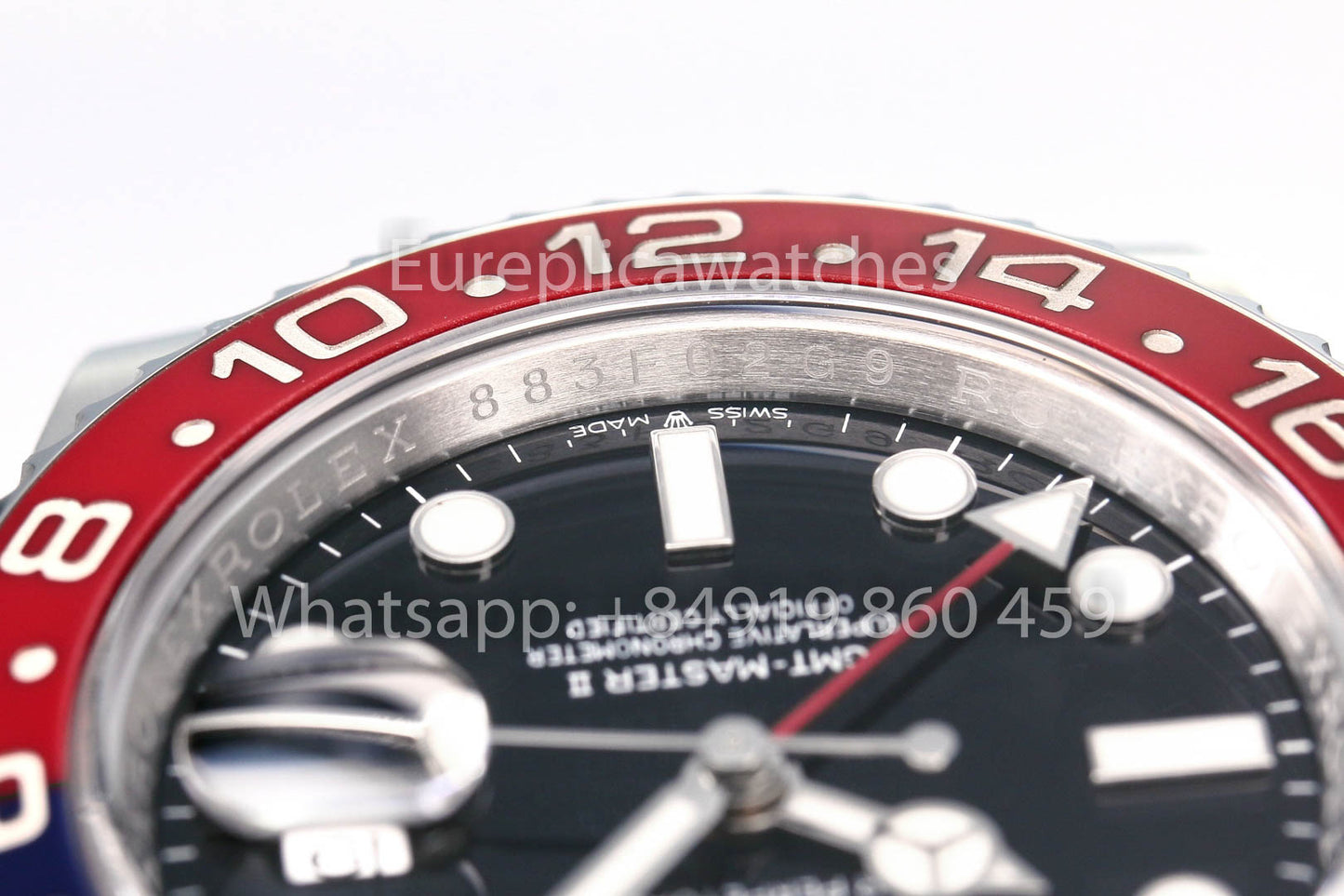 Rolex GMT Master II M126719blro-0003 1:1 Mejor Clon Oro Fabbrica quadrante nero V3 Ultimate