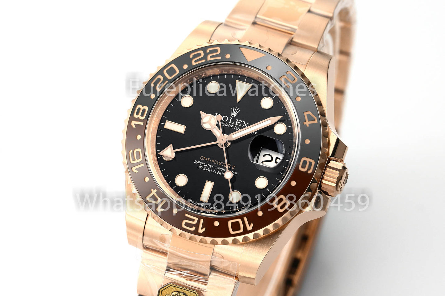 Rolex GMT Master II 126715CHNR-0001 1:1 Mejor clon Oro Fabbrica V3 Ultimate
