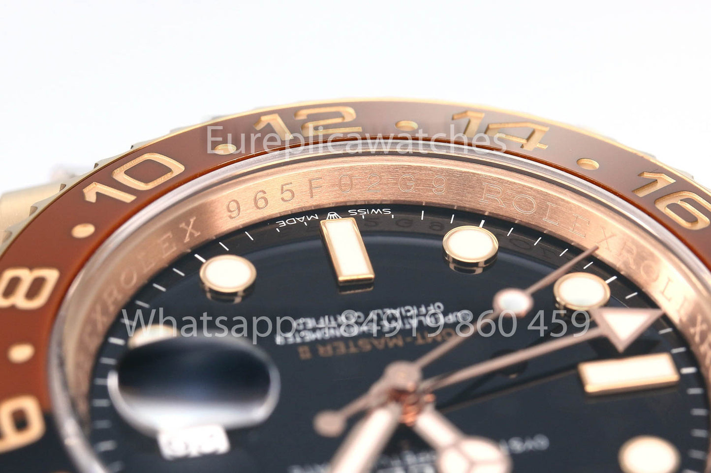 Rolex GMT Master II 126715CHNR-0001 1:1 Mejor clon Oro Fabbrica V3 Ultimate