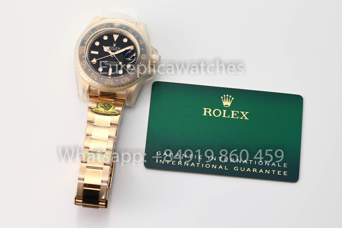 Rolex GMT Master II 126715CHNR-0001 1:1 Mejor clon Oro Fabbrica V3 Ultimate
