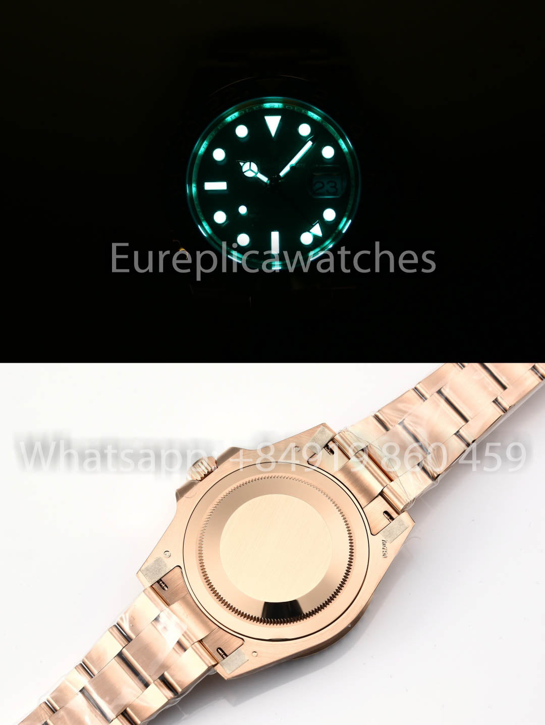 Rolex GMT Master II 126715CHNR-0001 1:1 Mejor clon Oro Fabbrica V3 Ultimate