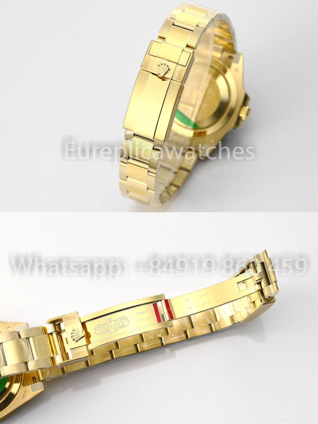 Rolex GMT Master II M126718GRNR Oyster cinturino 1:1 Mejor clon Oro Fabbrica V3 Ultimate