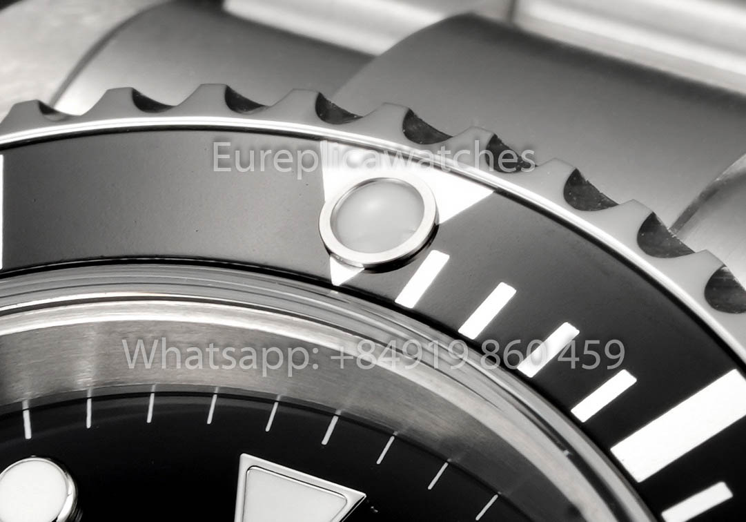Rolex Submariner 16610 Series TM Fabrica 1:1 Melhor Clone Anel Interno com Moldura Preta sem Texto