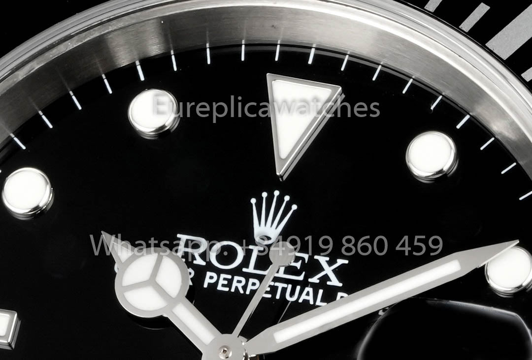 Rolex Submariner 16610 Series TM Fabrica 1:1 Melhor Clone Anel Interno com Moldura Preta sem Texto