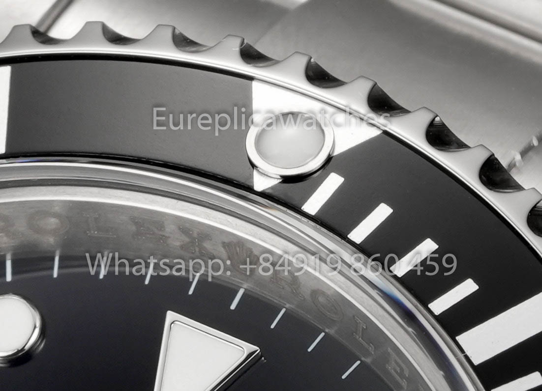Rolex Submariner Serie 16610 TM Fabbrica 1:1 Mejor Clon Anillo Interior de Bisel Negro con Texto