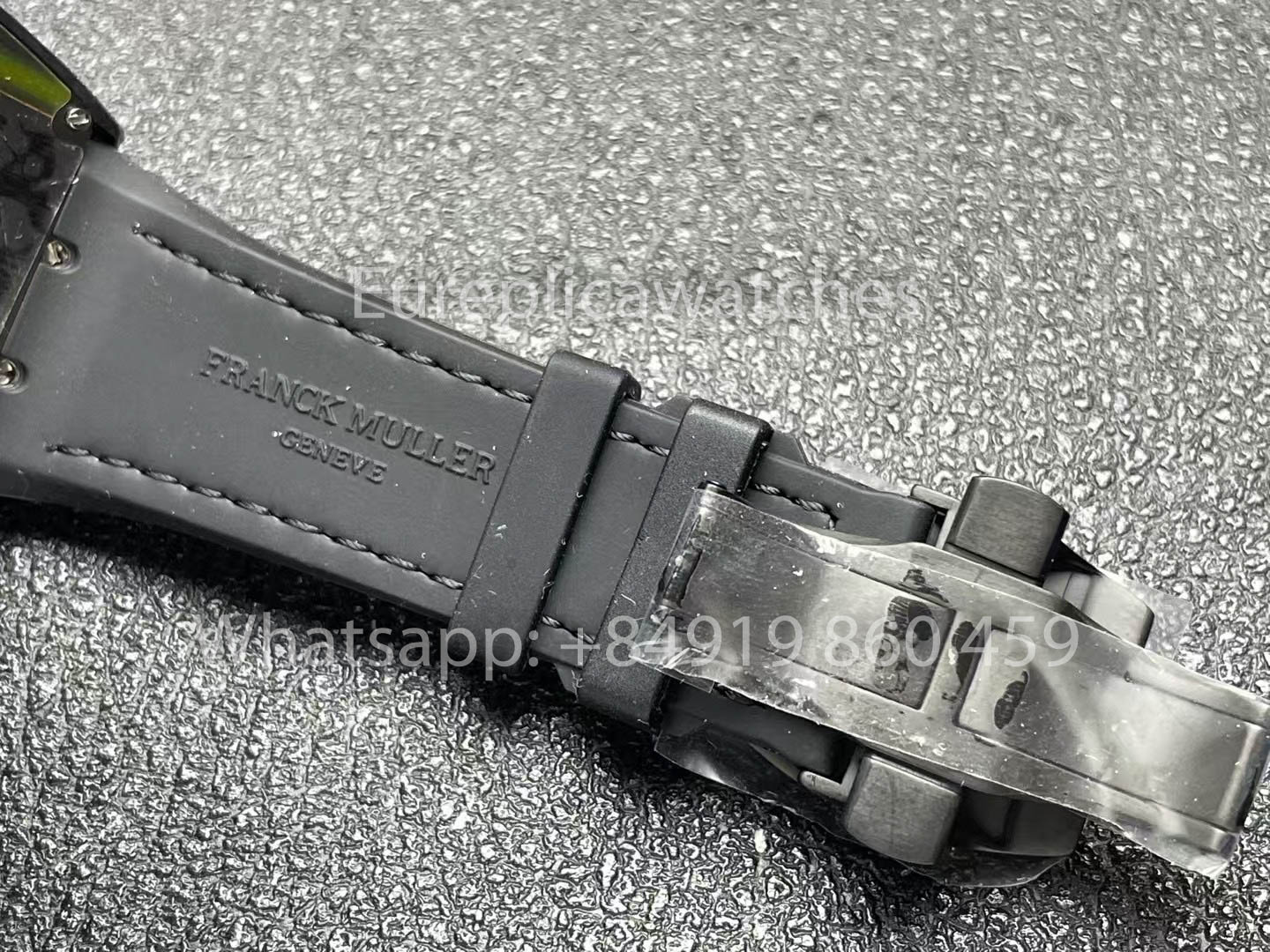 Franck Muller Vanguard Loes Van Delft 1:1 Melhor Clone ABF Fabbrica Nero diamantes