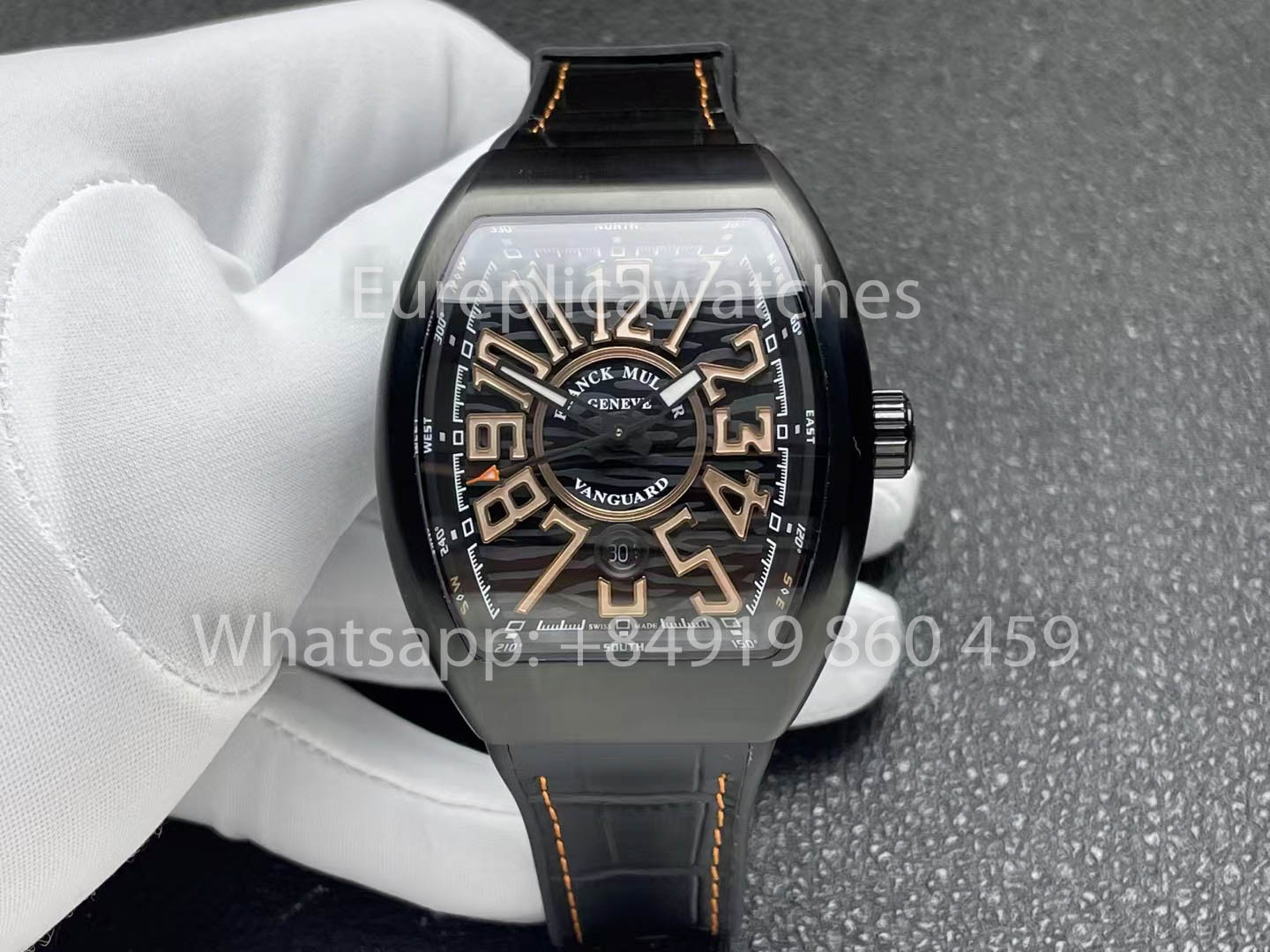 Franck Muller Vanguard V45 Vanguard Classical 1:1 Melhor Clone Bronze quadrante