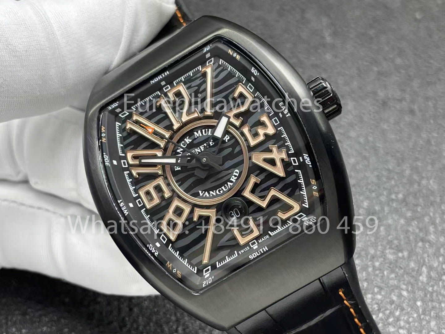 Franck Muller Vanguard V45 Vanguard Classical 1:1 Melhor Clone Bronze quadrante