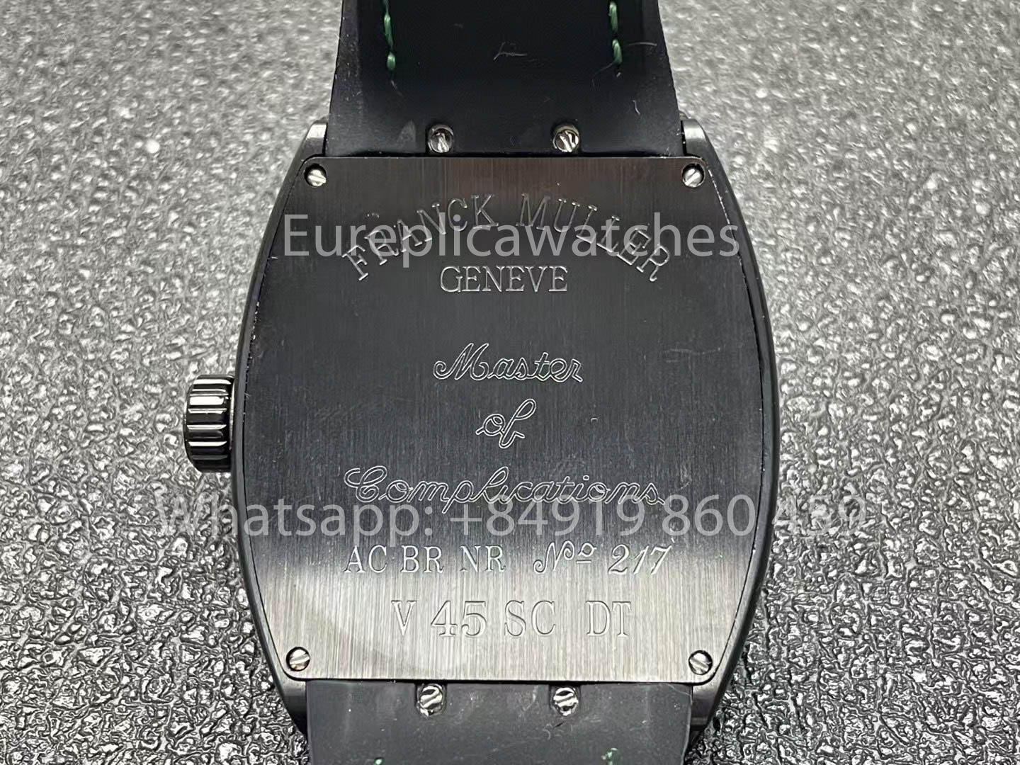 Franck Muller Vanguard V45 Vanguard Classical 1:1 Melhor Clone quadrante verde