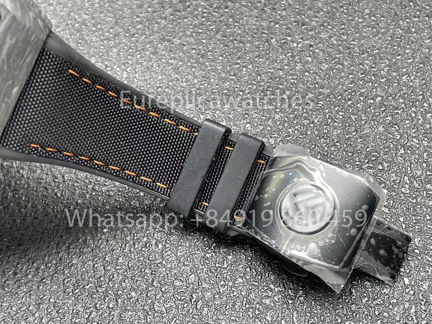 Franck Muller Vanguard V45 fibra de carbono 1:1 Melhor Clone Nero cinturino