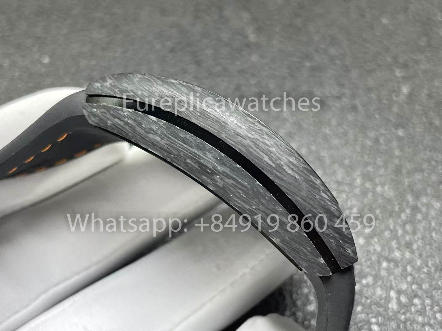 Franck Muller Vanguard V45 fibra de carbono 1:1 Melhor Clone Nero cinturino