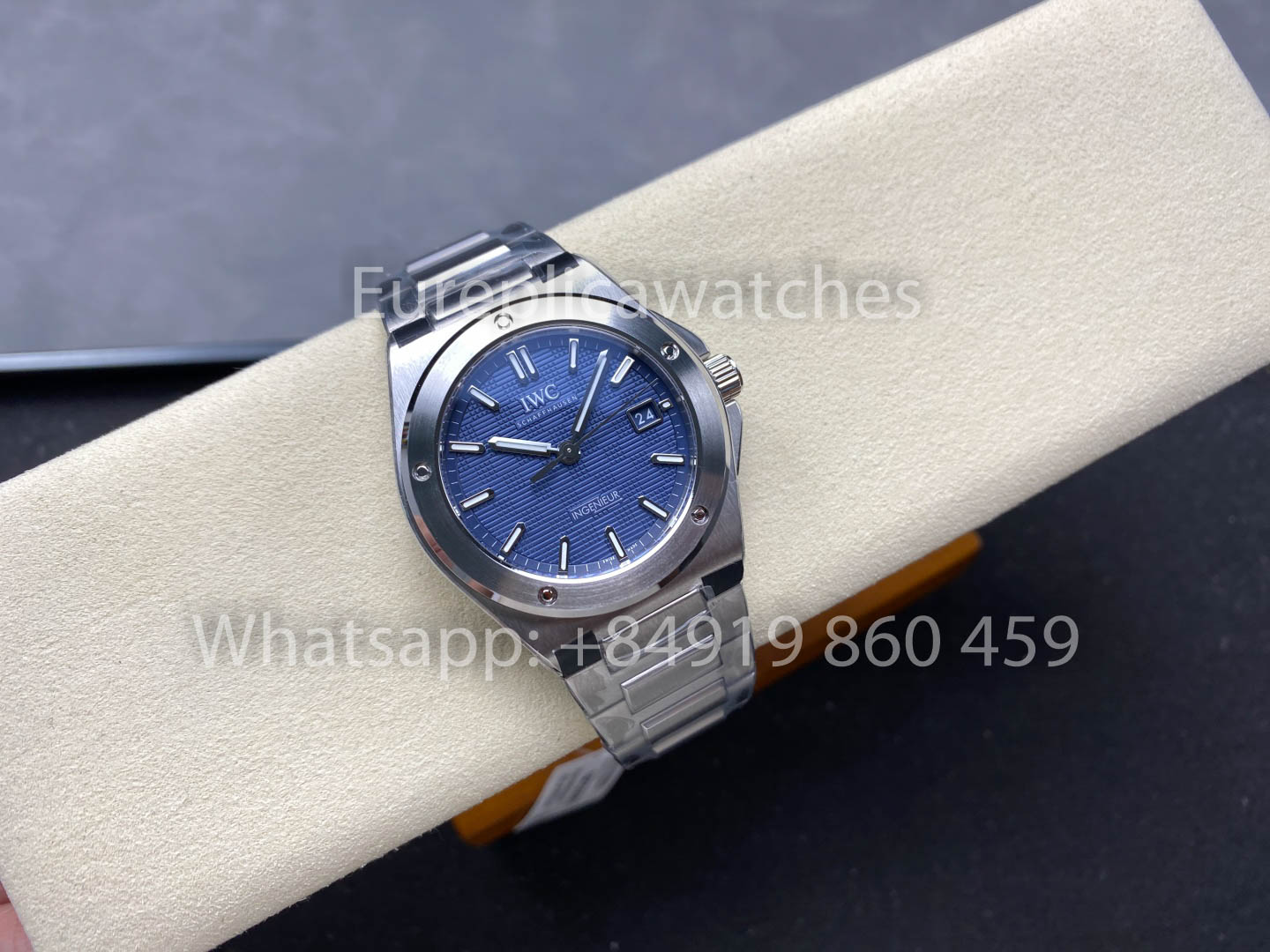 IWC Ingenieur Automatic IW328907 Watch 40mm 1:1 Best Clone V7 Fabbrica Blue Dial