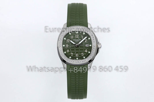 Patek Philippe Aquanaut 5267/200A-011 Green Dial versão melhor 1:1 ZF Fabbrica