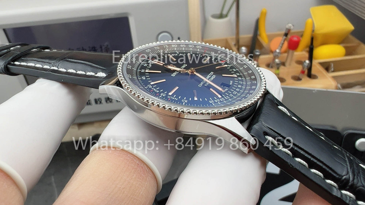Breitling Navitimer 1 A17326241B1P1 versione migliore 1:1 V7 Fabbrica Leather cinturino