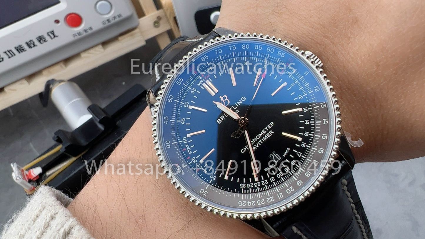 Breitling Navitimer 1 A17326241B1P1 versione migliore 1:1 V7 Fabbrica Leather cinturino