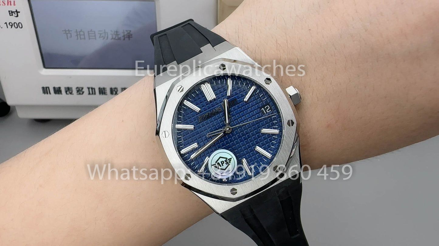 Audemars Piguet Royal Oak 15510OR.OO.D315CR.02 APS Fabbrica versione migliore 1:1 quadrante blu Gomma cinturino