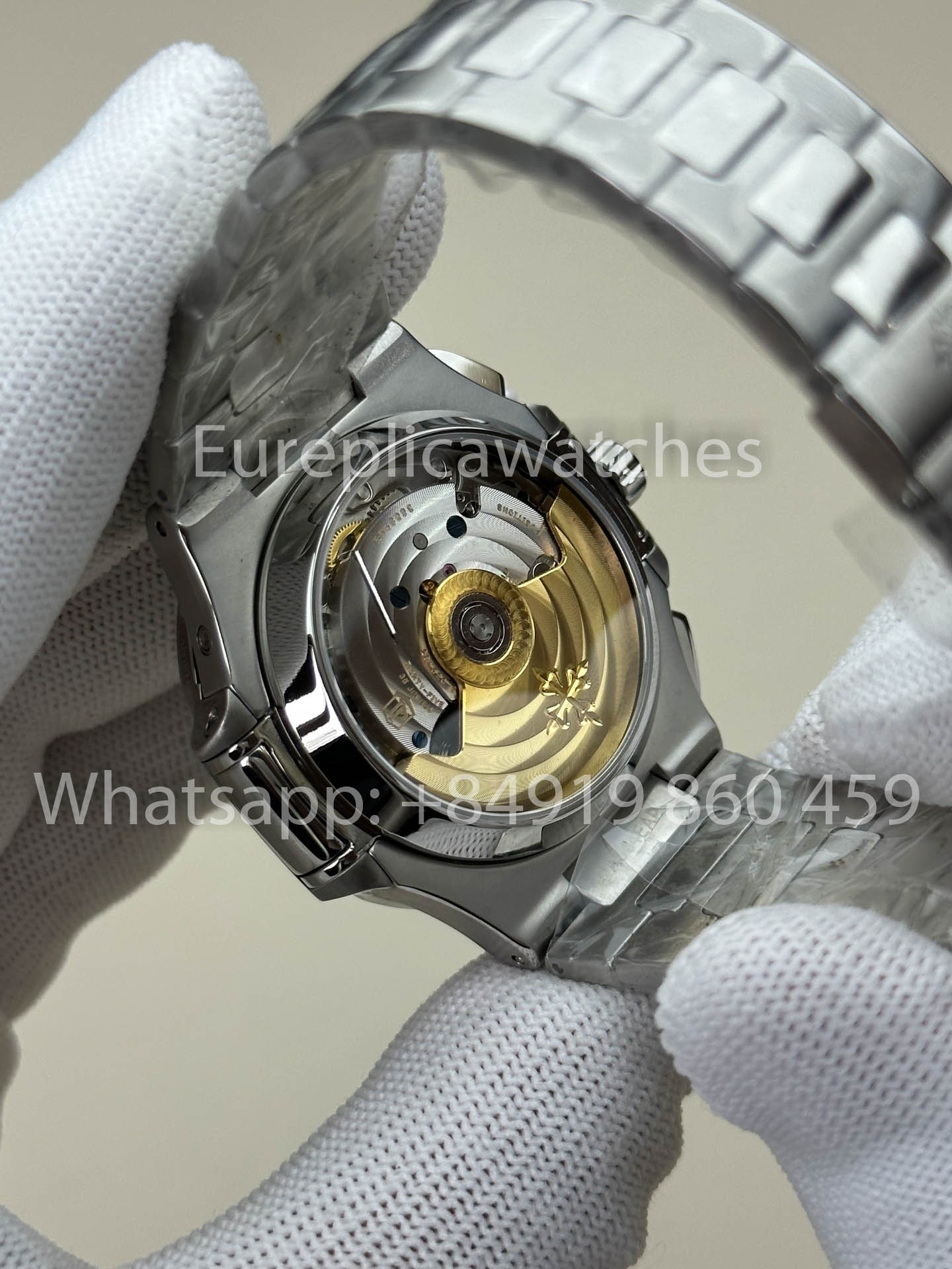 Patek Philippe Nautilus 5980/1A-019 versão melhor 1:1 3K Fabbrica V3 atualizado quadrante preto