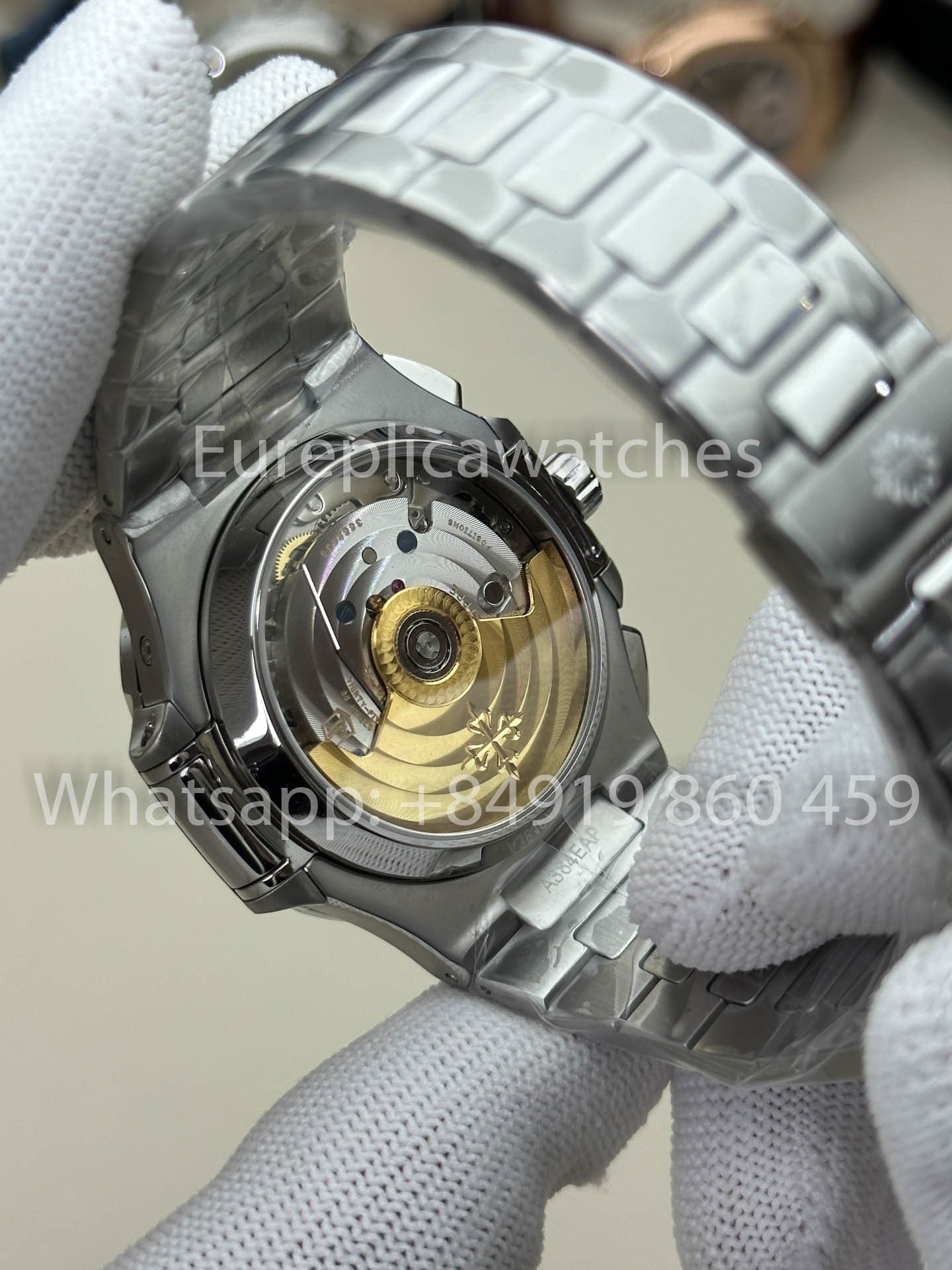 Patek Philippe Nautilus 5980/1G-001 versione migliore 1:1 3K Fabbrica V3 Upgraded Crystal indices quadrante