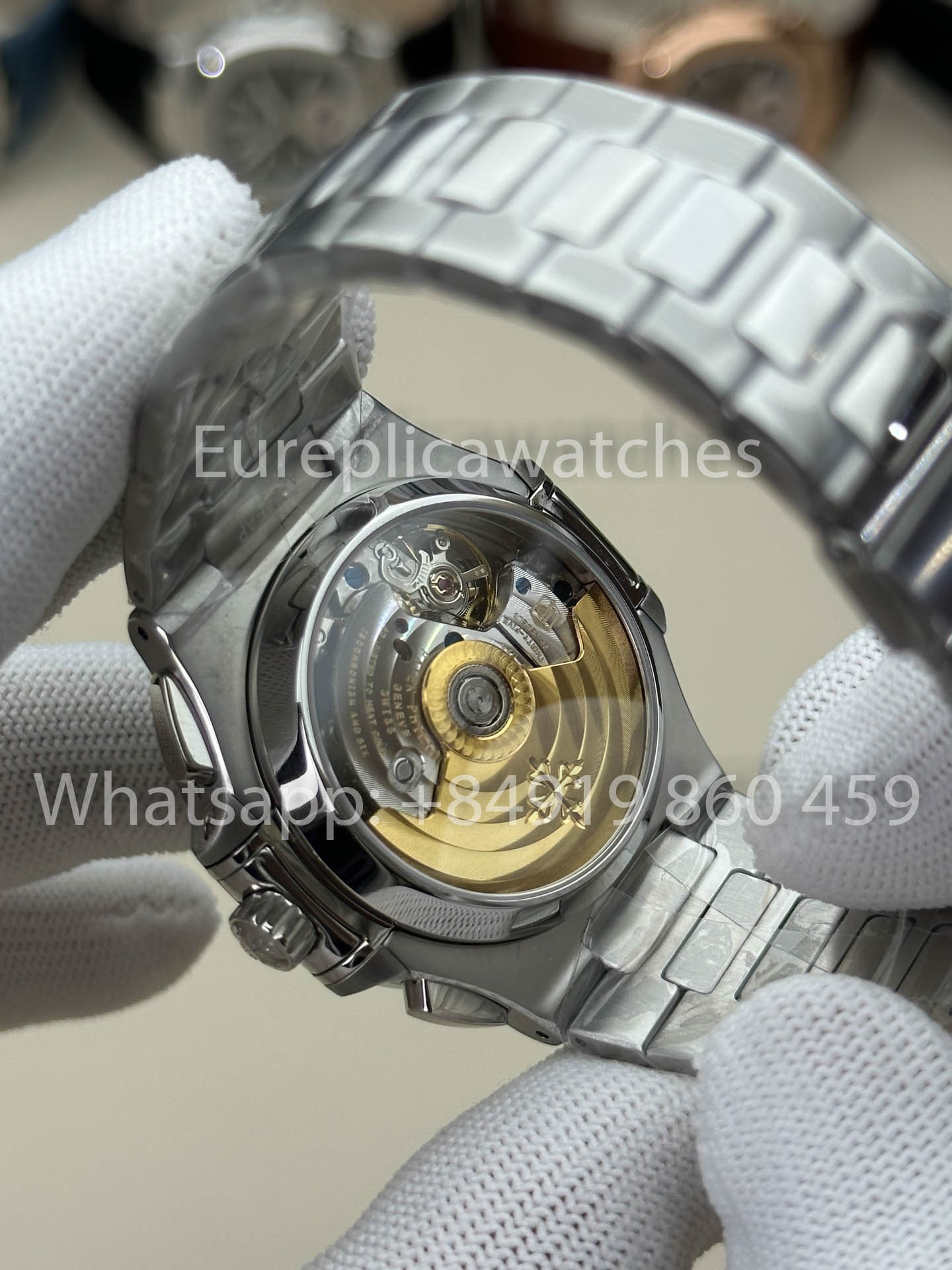 Patek Philippe Nautilus 5980/1G-001 versione migliore 1:1 3K Fabbrica V3 Upgraded Crystal indices quadrante