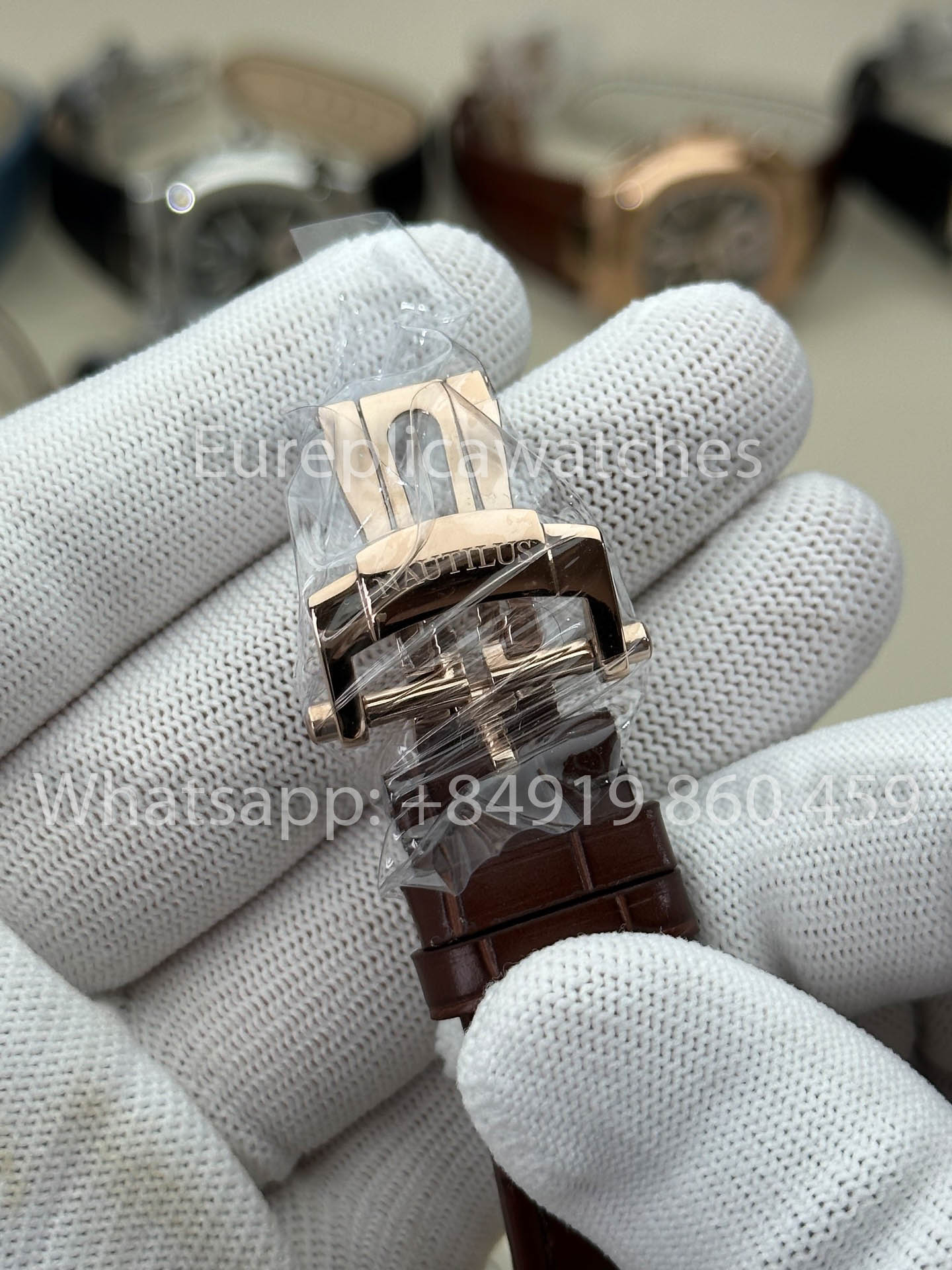 Patek Philippe Nautilus 5980-1A-001 versión mejorada 1:1 3K Fabbrica V3 Upgraded Pelle cinturino