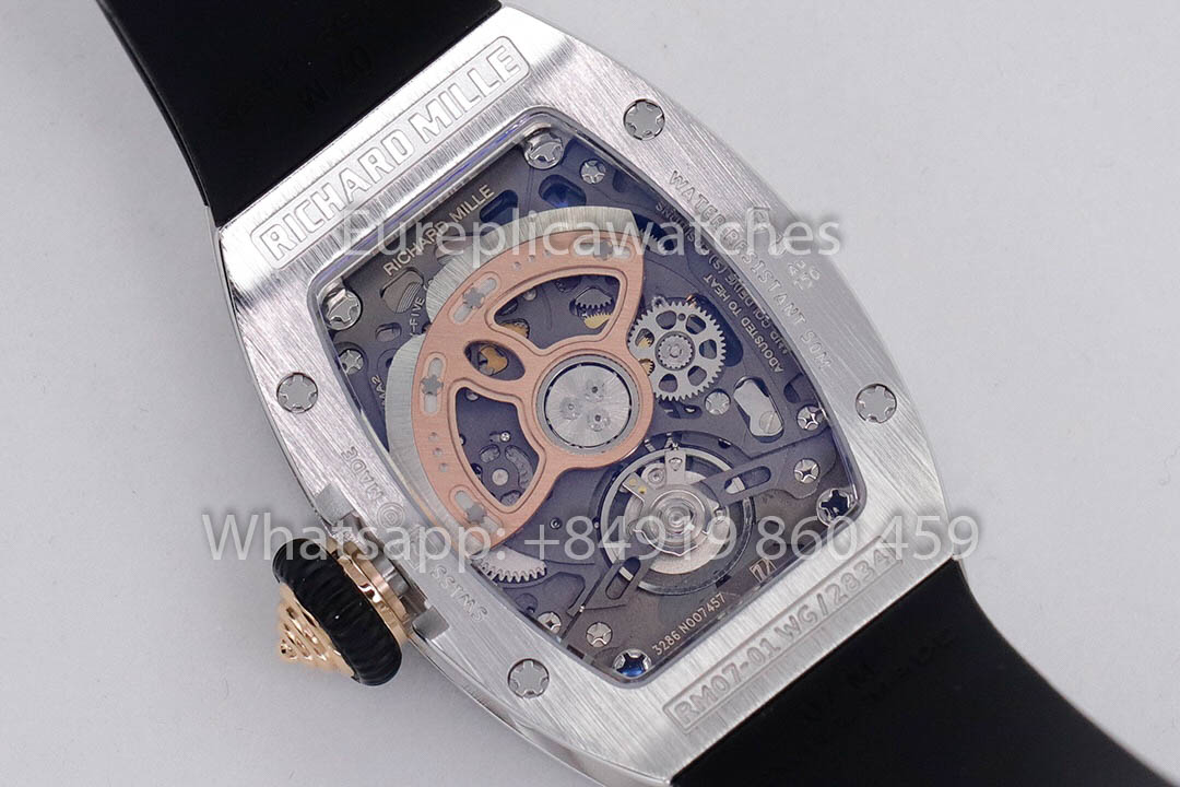 replica Richard Mille RM 07-01 Black cinturino 1:1 Super Clone ZF Fabbrica