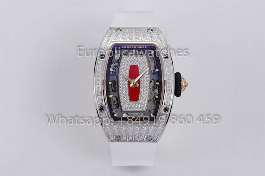 replica Richard Mille RM 07-01 White cinturino 1:1 Super Clone ZF Fabbrica